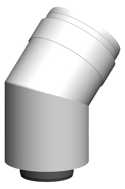 ATEC 45Gr-Bogen DN80/125 1515